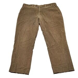 LAUREN RALPH LAUREN Women's Khaki Corduroy Pants Classic Fit Casual Trousers